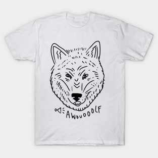 Cool Wolf Head T-Shirt